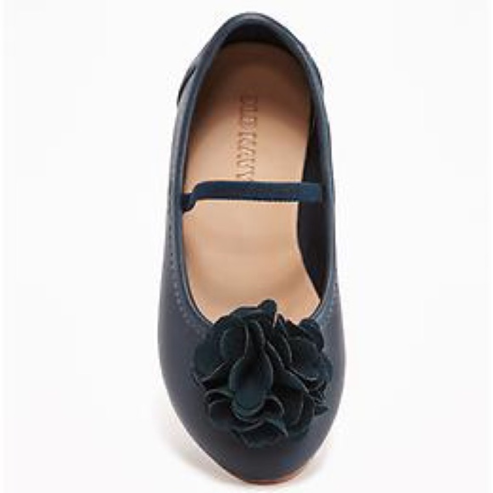 Navy Blue Old Navy Toddler Ballet Flats Size 6